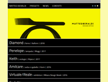 Tablet Screenshot of matteoberaldi.it